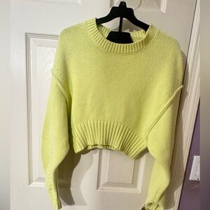 Urban Outfitters Neon Yellow Women's Sweater